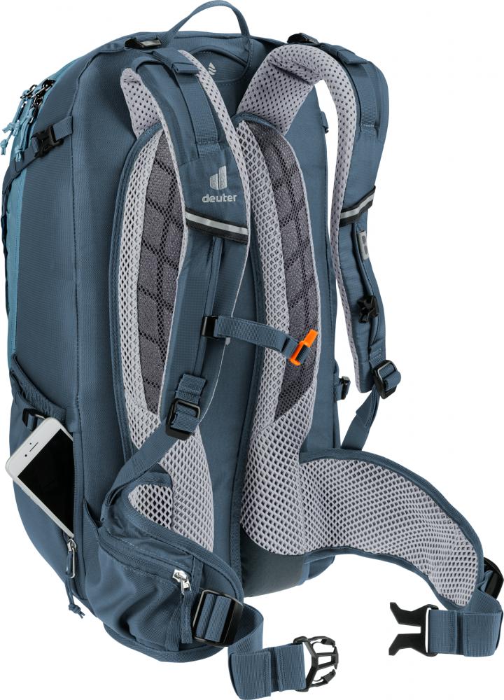 Deuter Trans Alpine 30 Fahrradrucksack Weiß - MTB-Rucksack für Mehrtagestouren