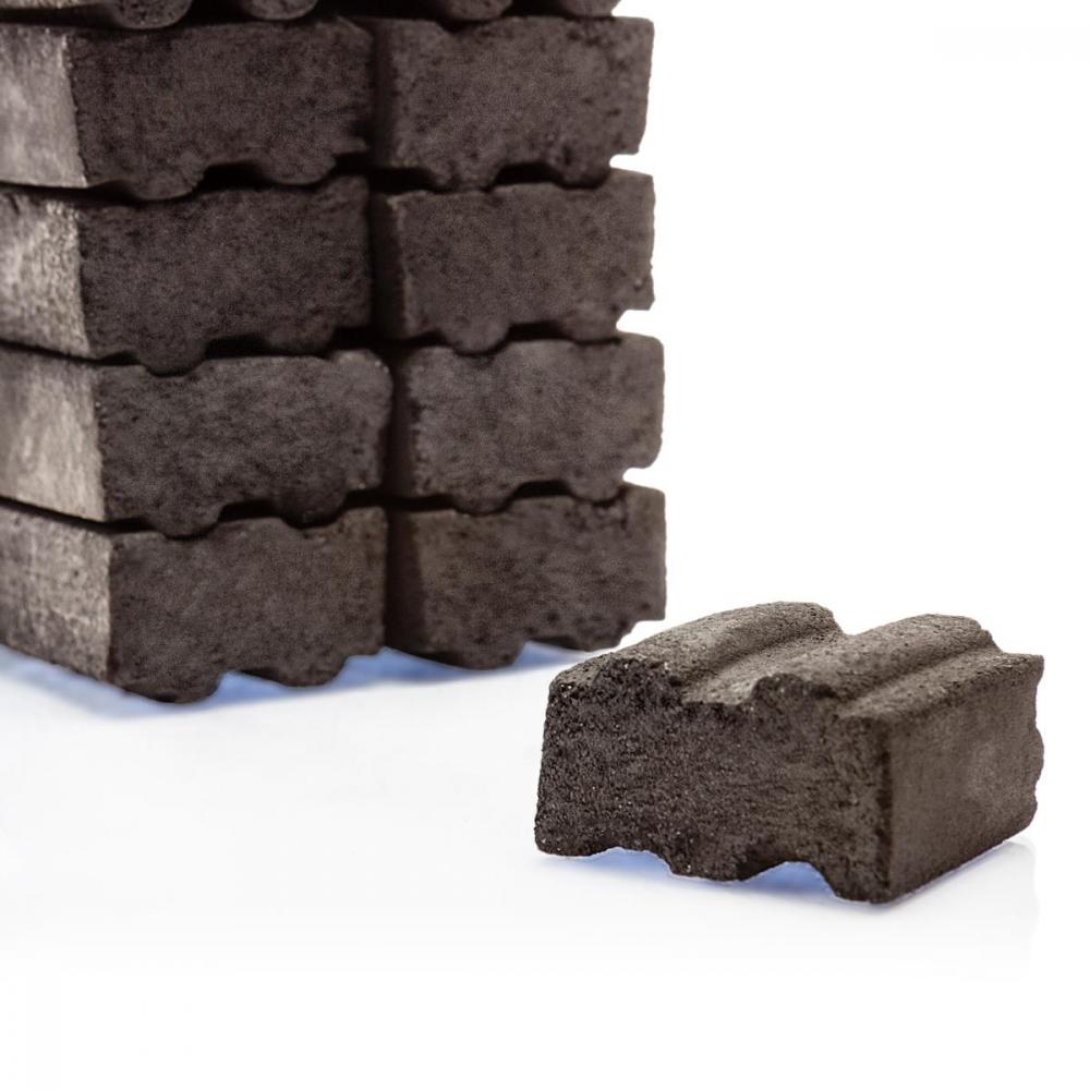 Petromax Cabix Plus Briketts  umweltfreundliche, formstabile Kokosbriketts mit Rillenprofil für optimale Hitzeverteilung beim Kochen mit Feuertopf und Grill