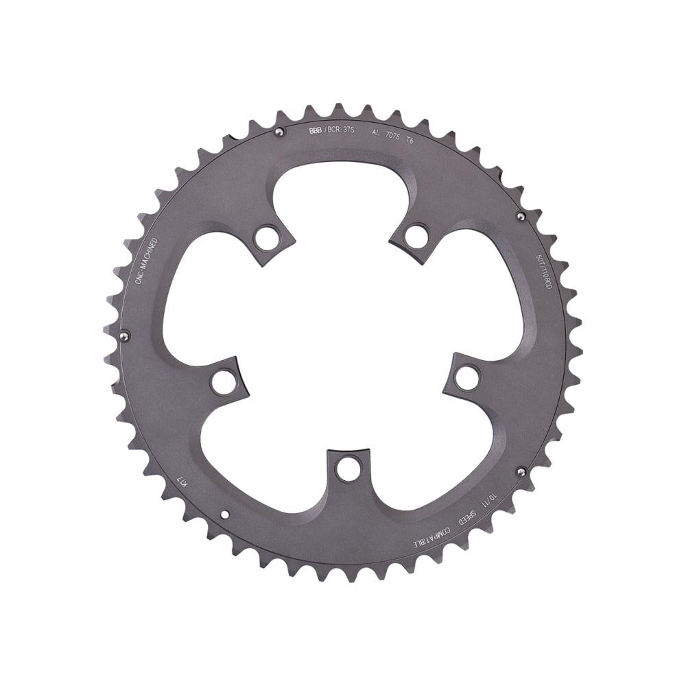 BBB Cycling BBB Kettenblatt CompactGear type FC-6750 50T/110mm anthrazit - effiziente Rennrad-Performance