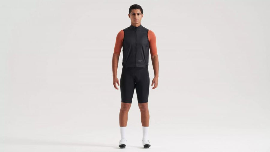 PRIME WIND VEST MEN - Herren Windweste Schwarz Größe S - Bekleidung