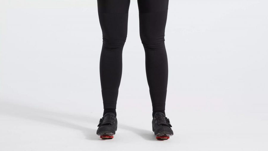 SEAMLESS LEG WARMER BLK XL/XXL - Nahtlose Beinwärmer Schwarz - Bekleidung