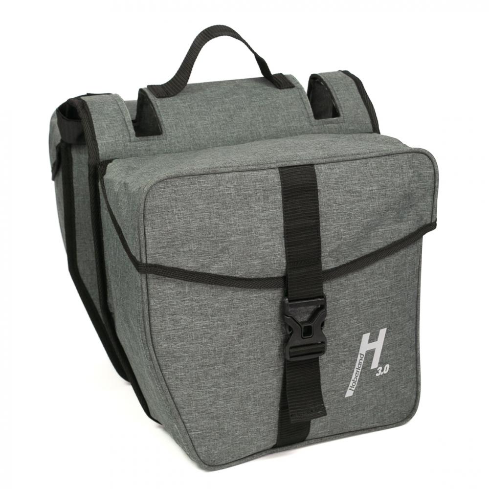 Haberland Doppeltasche 25l Basic M 3.0 grau - flexible Gepäcklösung für den Alltag