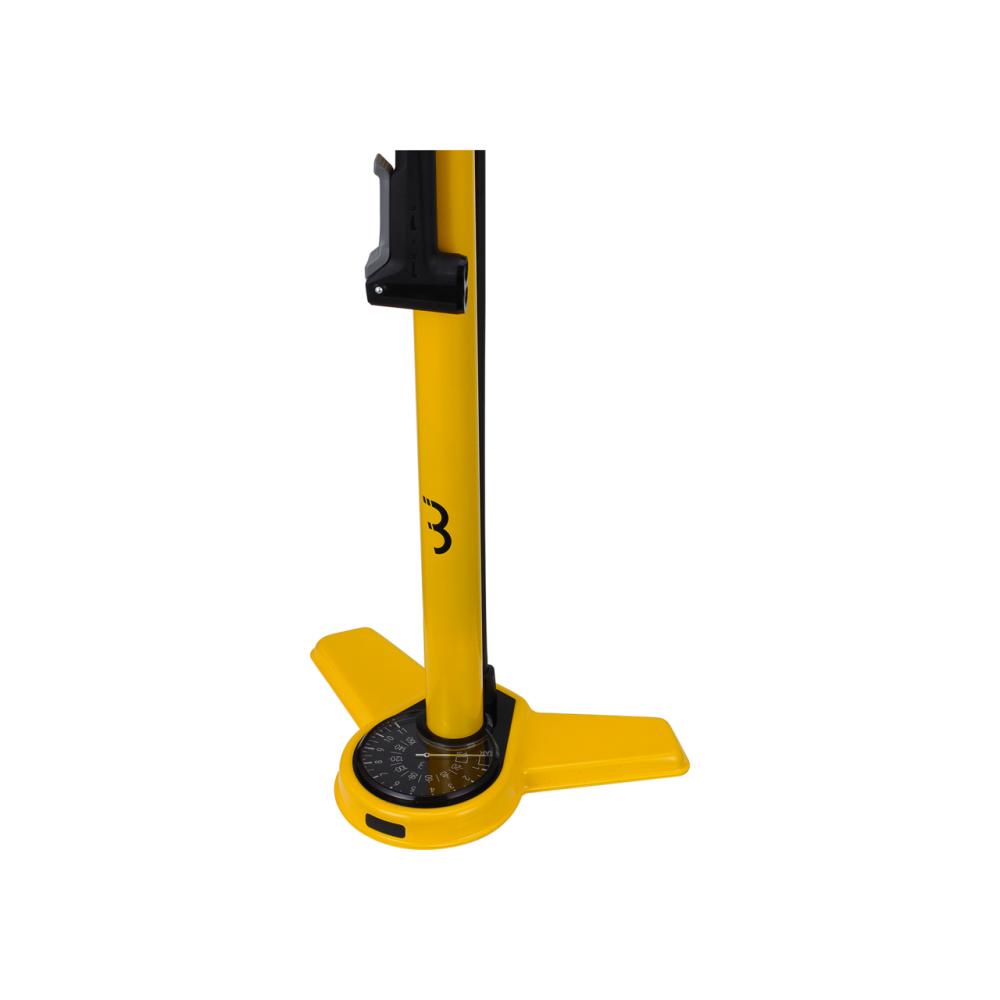 BBB Cycling BBB Standpumpe AirSteel gelb Einheitsgröße gelb - stabile Hochdruck Standpumpe