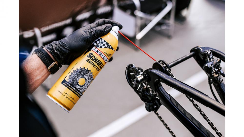 Finish Line Speed Clean Schnell-Entfetter 558ml Spray für Fahrradkette, Kassette und Schaltwerk - rückstandsfrei, schnelltrocknend