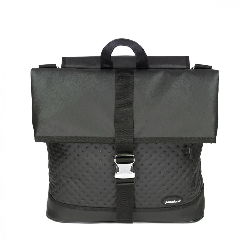 Haberland Einzeltasche Melan I schwarz - robuste Gepäckträgertasche für Alltag und Tour
