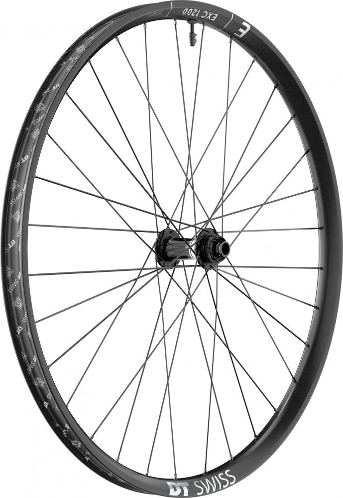 DT Swiss Laufrad EXC 1200 Classic 29" 622 x 30 mm Schwarz - leichtes Carbon-Enduro-Laufrad