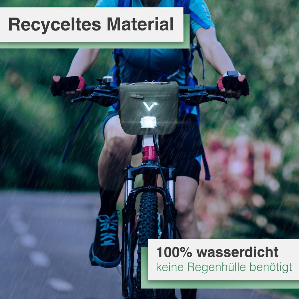 Valkental Lenkertasche Robuste Front Pack hellgrün