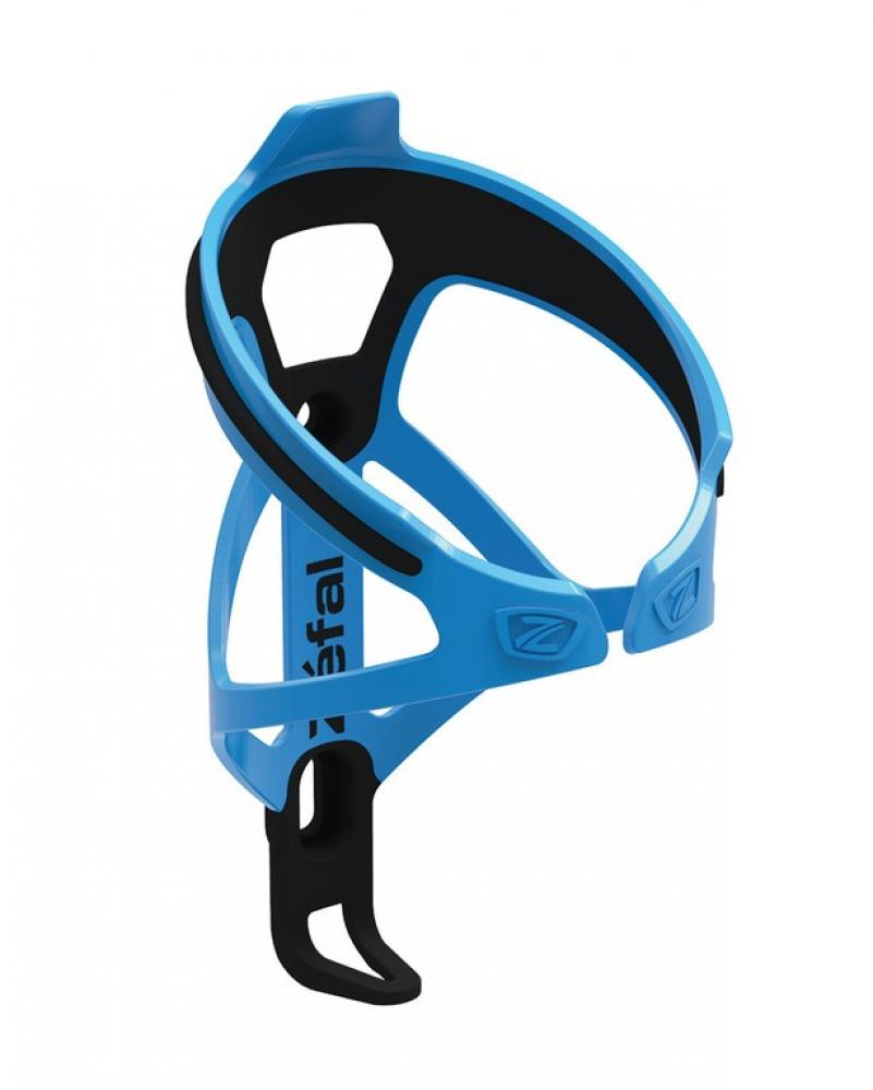 Zefal Trinkflaschenhalter Pulse B2 in Cyan Blau mit schwarzen Akzenten für Fahrräder