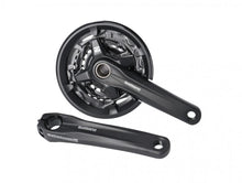 SHIMANO Kurbelgarnitur FC-M210-3 170 mm 40-30-22 Zähne Kurbelgarnitur - Dreifach Kettenblatt für MTB und Trekking