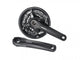 SHIMANO Kurbelgarnitur FC-M210-3 170 mm 40-30-22 Zähne Kurbelgarnitur - Dreifach Kettenblatt für MTB und Trekking
