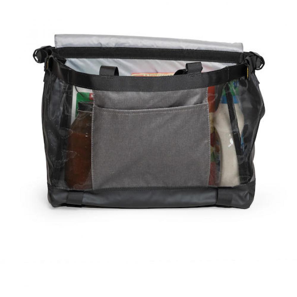 Burley Gepäcktasche Upper Market Bag MY23 22 L Grau - flexibler Transport für den Travoy