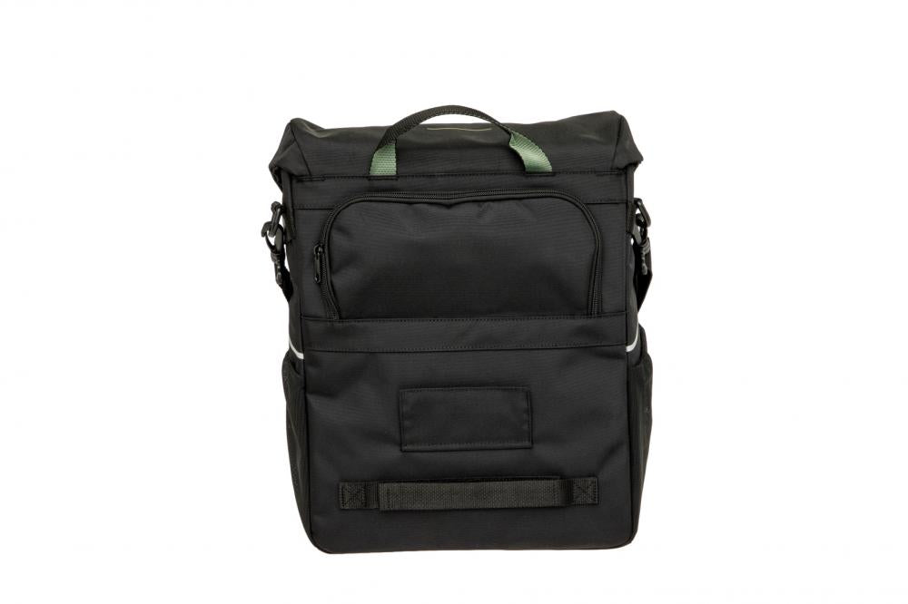New Looxs Radtasche Vigo Single Black Green 18L Black - sportliche Einzeltasche für Alltag & Tour