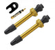 Barbieri Tubelessventil Alu SV 45mm gold VE 2 Stück