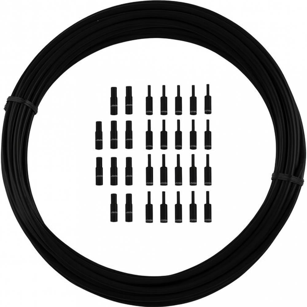 Jagwire KEB-SL Bremszugaußenhülle 5 mm x 10 m Schwarz - Kevlar®-verstärkt mit Slick-Lube-Liner