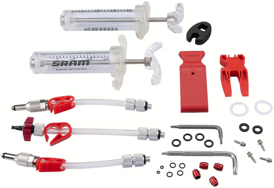 SRAM Entlüftungskit Professional ohne DOT 5.1 - präzises, tropfenfreies Bremsen-Entlüften