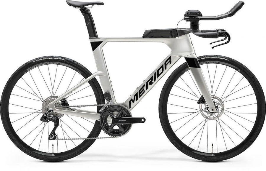 Merida TIME WARP TRI 5000 IV1 S TITAN(BLACK) - aerodynamisches Triathlon-Zeitfahrrad
