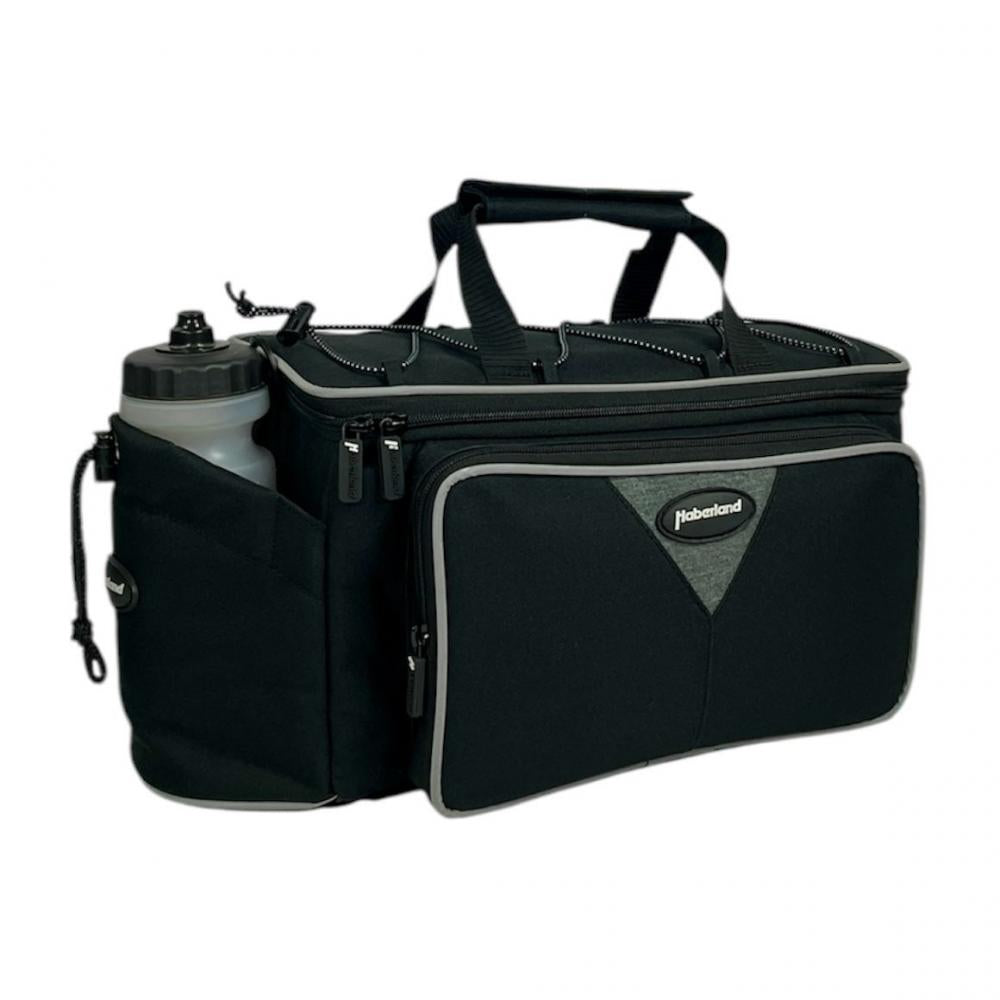 Haberland Gepäckträgeraufsatztasche Flexibag schwarz - flexible Transportlösung für den Alltag