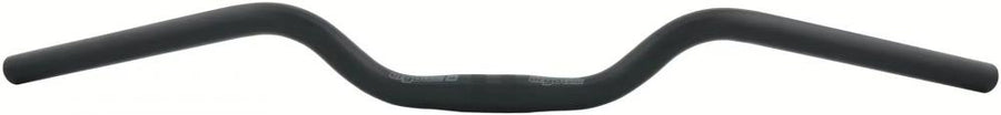 Ergotec M-Bar M Stahl Fahrradlenker 700mm, schwarz matt, 25,4mm Durchmesser, 16° Biegung für komfortable Sitzposition.