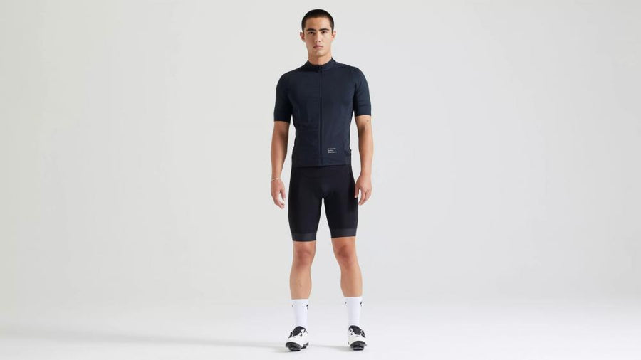 SBC Foundation Radtrikot Kurzarm Herren Schwarz M - Atmungsaktives Fahrradtrikot aus recyceltem Material