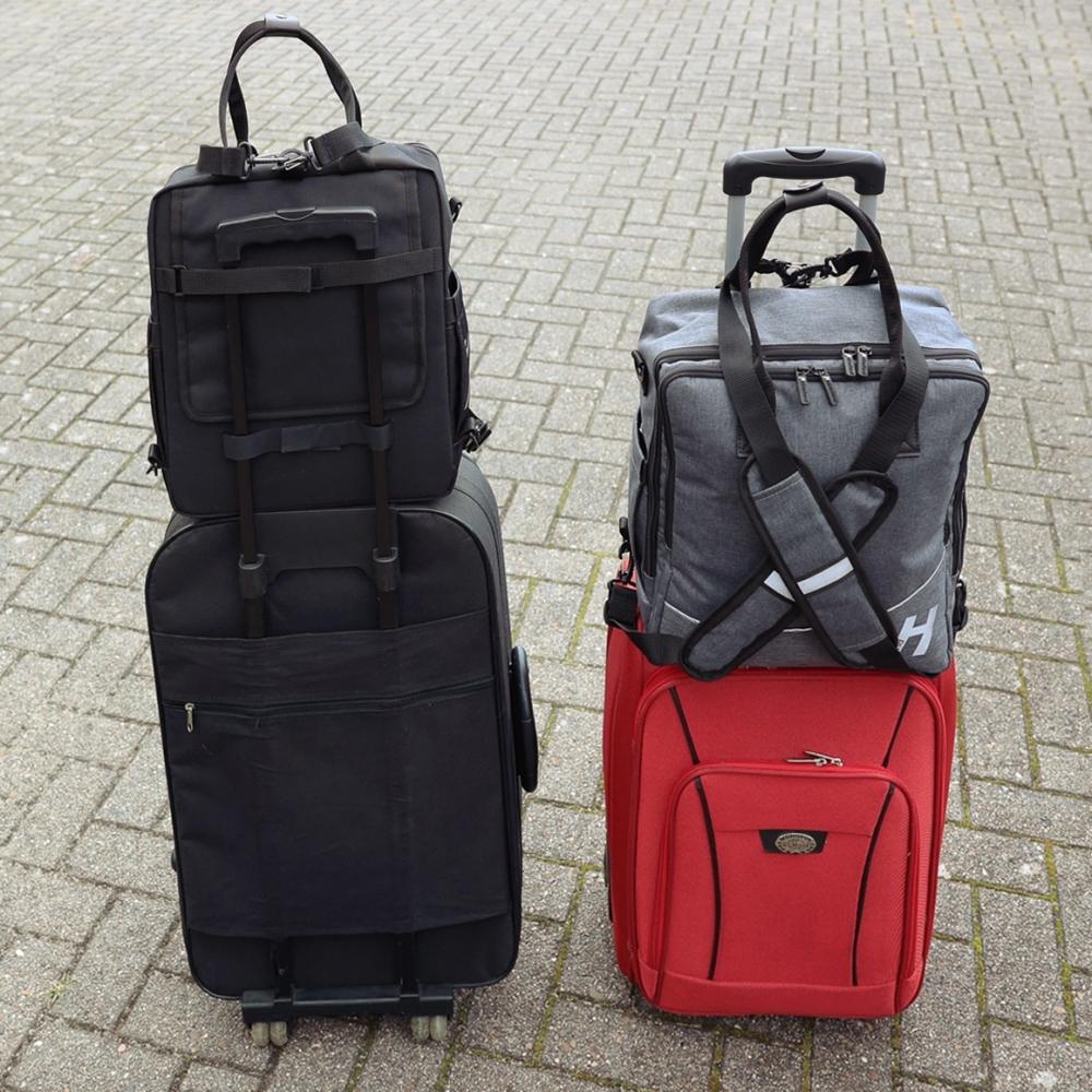 Haberland Frontträger-Rucksack More Than Work anthrazit - flexible Transportlösung für Frontgepäckträger
