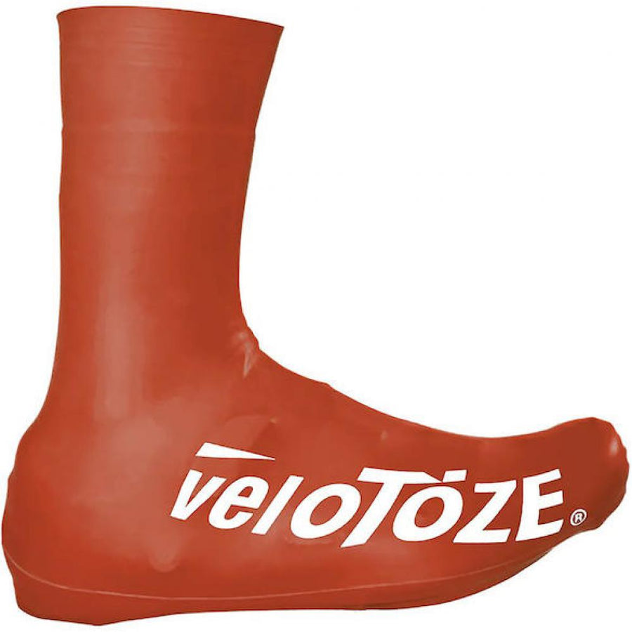 VeloToze Überschuh 2.0 lang maroon S Maroon - wasserdichter Aero-Überschuh für kalte Tage