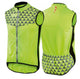 Wowow Sicherheitsweste Mont Ventoux gelb mit reflektierendes Band XS