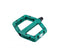 Race Face Chester Large Plattform-Pedal, green - robustes MTB-Flatpedal für volle Kontrolle