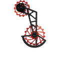 Nova Ride CCD 12s Shimano 105 Oversized Schaltwerkskäfig Rot - Reibungsarm & leicht