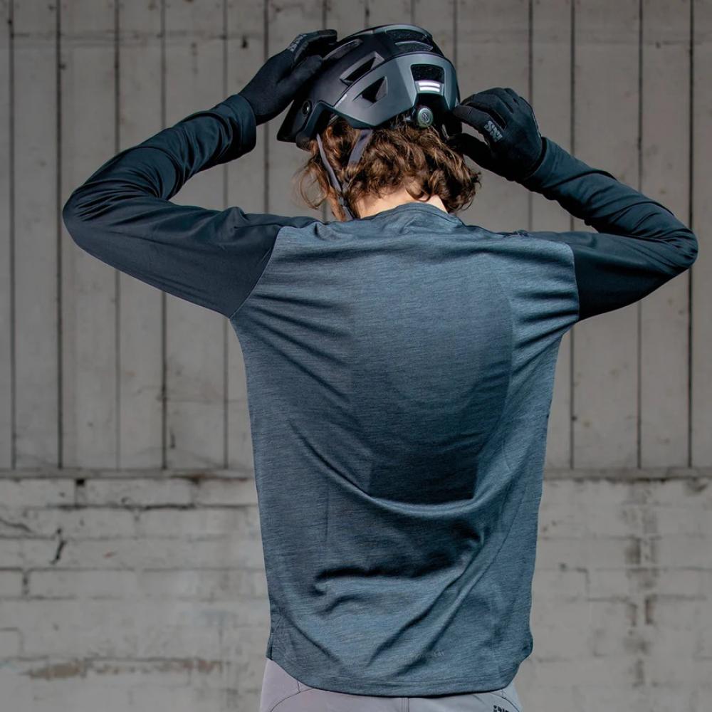 IXS Sports Division iXS Flow X Long Sleeve Jersey L graphite/black - atmungsaktives Bike-Trikot