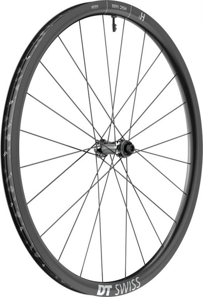 DT Swiss Laufrad HGC 1400 SPLINE 29" 622 x 30 mm Schwarz - Carbon-E-Gravel Laufrad