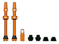 Muc-Off Tubeless Ventil Kit V2 MTB & Rennrad 44 mm Orange - 7075 Aluminium