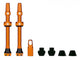 Muc-Off Tubeless Ventil Kit V2 MTB & Rennrad 44 mm Orange - 7075 Aluminium