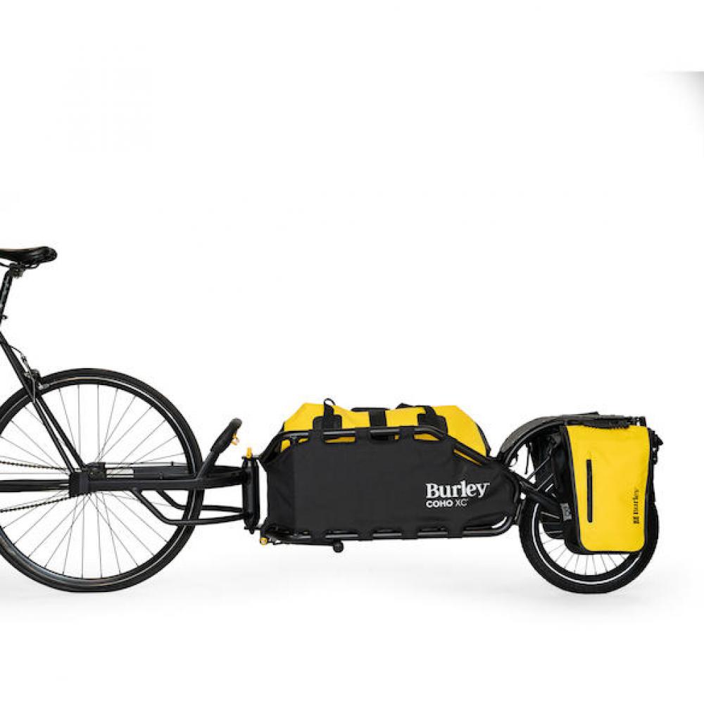 Burley Packtasche Dry Bag MY23 75L Gelb - wasserdichte Transportlösung für COHO