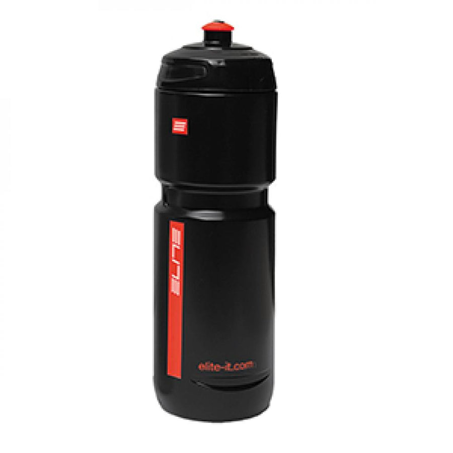 Elite Superloli Fahrrad-Trinkflasche 800 ml in Schwarz