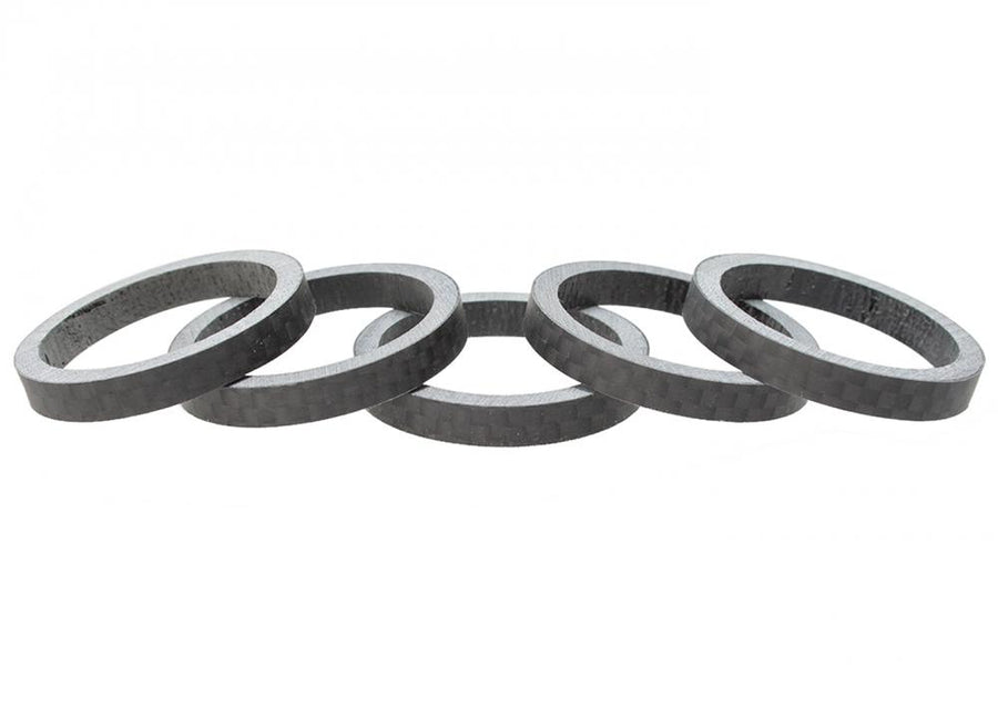 PRO Spacer-Set 3K Carbon 1 1/8" 10 - ultraleichte Spacer für präzise Cockpit-Höhenanpassung