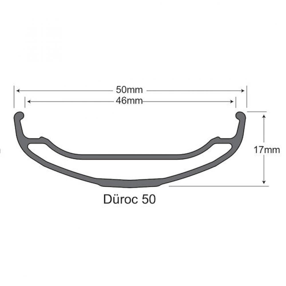 SUNringle Felge Düroc 50 27,5" 32 Loch Schwarz - robuste Enduro- und E-MTB-Felge