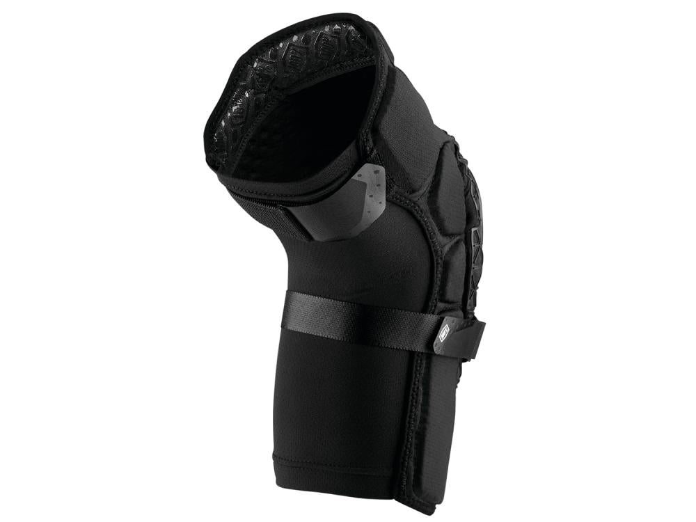 100% Surpass knee guards S black - maximaler Knieprotektor für harte Einsätze