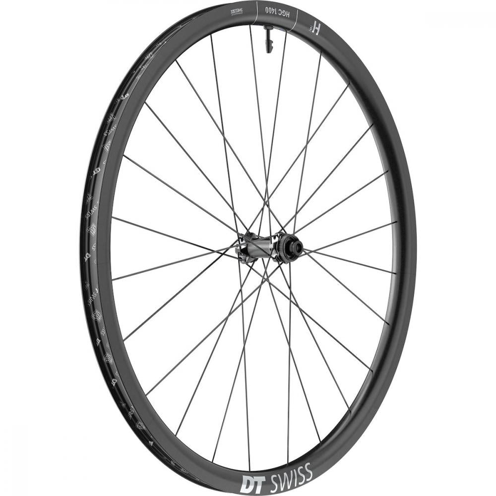 DT Swiss Laufrad HGC 1400 SPLINE 29" 622 x 30 mm Schwarz - Carbon-Laufrad für E-Gravel