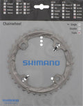 SHIMANO Kettenblatt FC-T551 36 Zähne (AL) - effiziente Kraftübertragung für Trekking- und City-Bikes