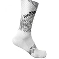 VeloToze Socken Aero weiß S/M Weiß - aerodynamische Rennrad-Socken für maximale Watt-Ersparnis