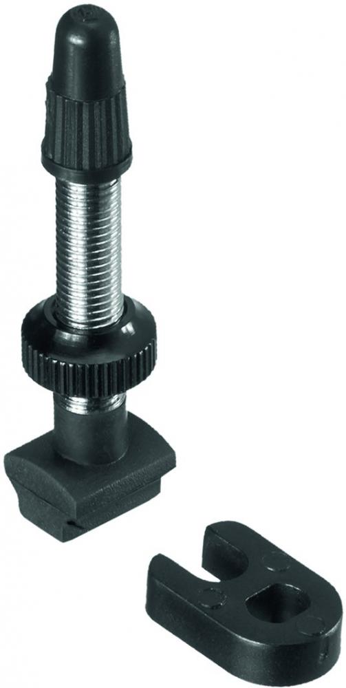 DT Swiss Tubeless-Ventil 40 mm Silber - Ersatzventil für Road und MTB