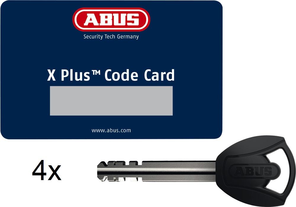 ABUS Bordo Big XPlus 6000K/120 black SH TwinSet - Maximale Sicherheit und Flexibilität für Ihr Fahrrad