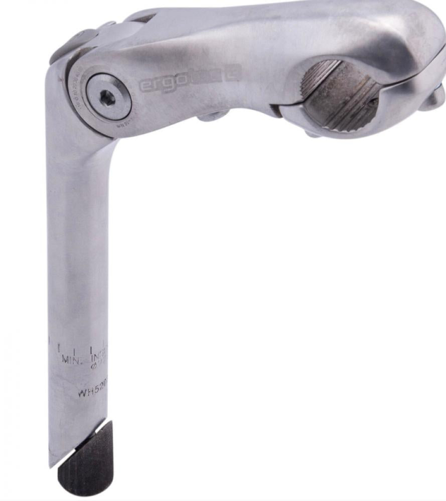 Ergotec Kobra Vario Vorbau 25,4/22,2 mm 110 mm schwarz Level 2, verstellbarer Fahrrad Lenkervorbau.