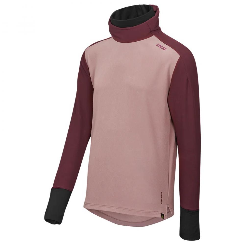 IXS Sports Division iXS Carve Digger EVO Hooded Jersey L Taupe-Raisin - vielseitiges MTB-Kapuzentrikot