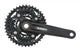 Shimano Kurbelgarnitur MT500 40/30/22 Zähne 175mm schwarz - robuste 3-fach MTB-Kurbel für präzise Schaltperformance