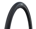Schwarzer Schwalbe G-ONE COMP PLUS 29 Zoll Drahtreifen mit ActPunctureGuard Pannenschutz für Gravel- und City-Fahrräder.