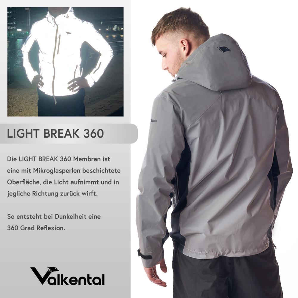 Valkental Herrenjacke Softshell XL grau