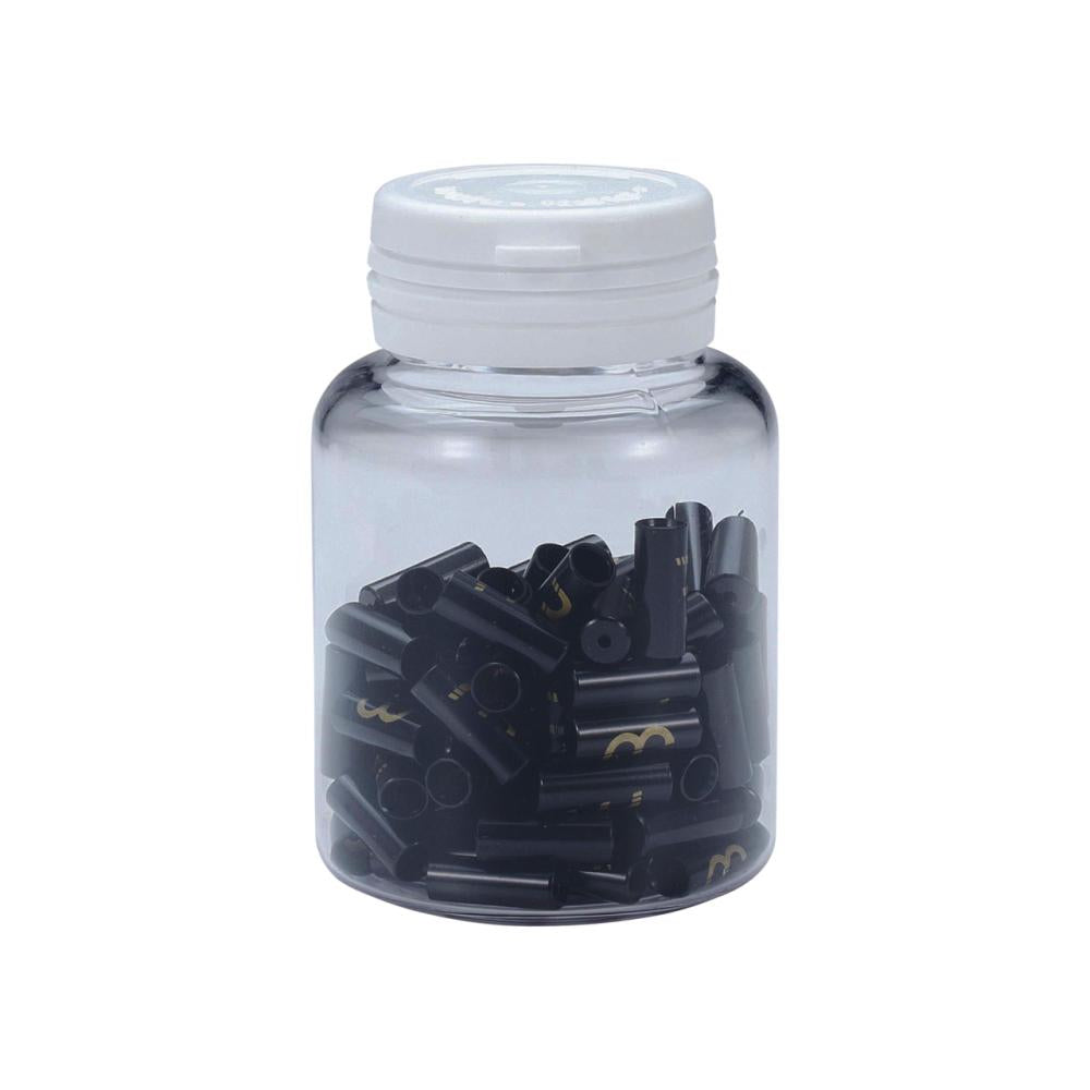 BBB Cycling BBB Kabelhülse CableEnd S-AL 4mm S schwarz - saubere, geschützte Schalt- und Bremszüge