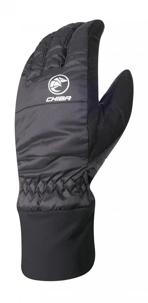 Chiba Classic Winter Vollfingerhandschuh Schwarz Gr. L - unisex, winddicht, Thinsulate-Futter, Touchfunktion & Klettverschluss