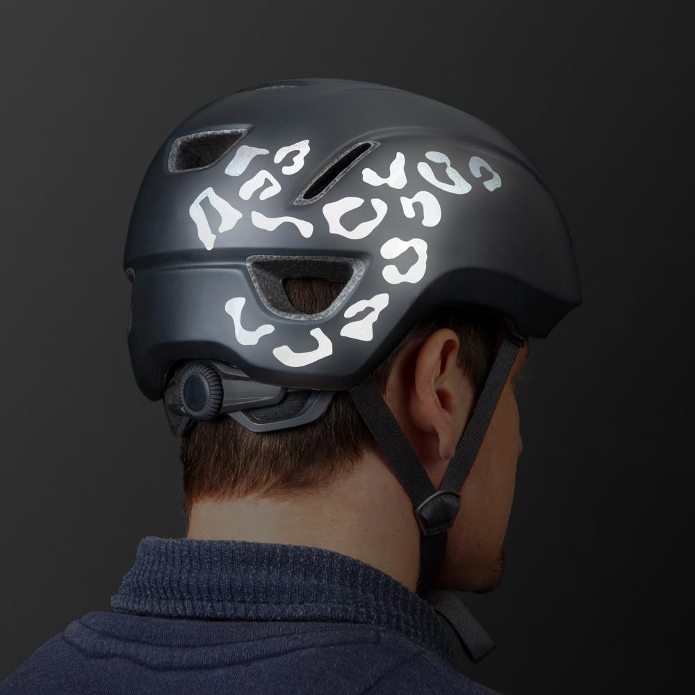 Luxshield Reflektor-Sticker Leopard One Size Silber - mehr Sichtbarkeit im Stradenverkehr
